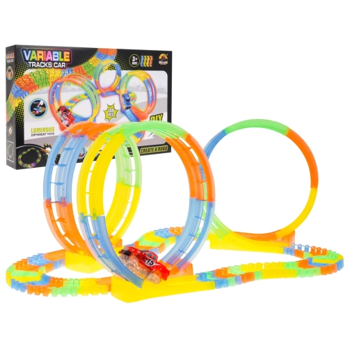 Tor Świecący w Ciemności z autkiem 148el. GD-79A